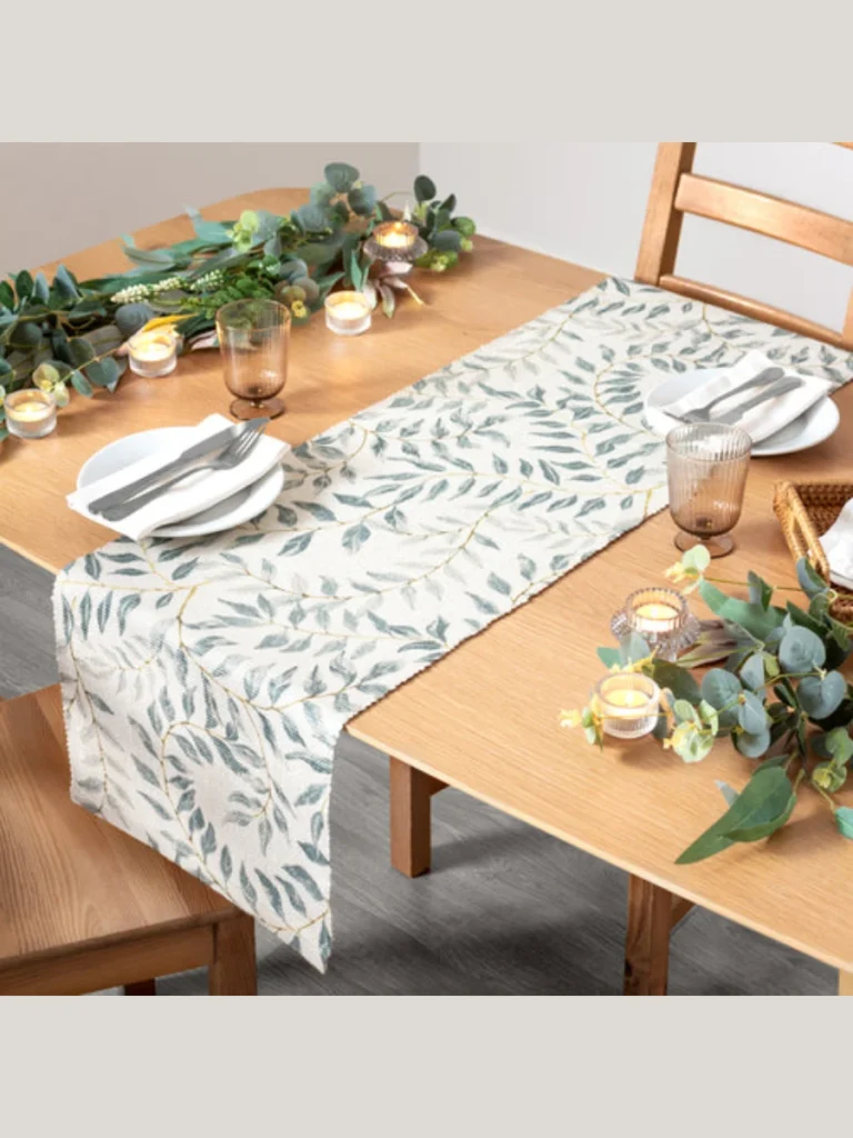 Woven Sweetgrass Runners with Pressed Fern Frames